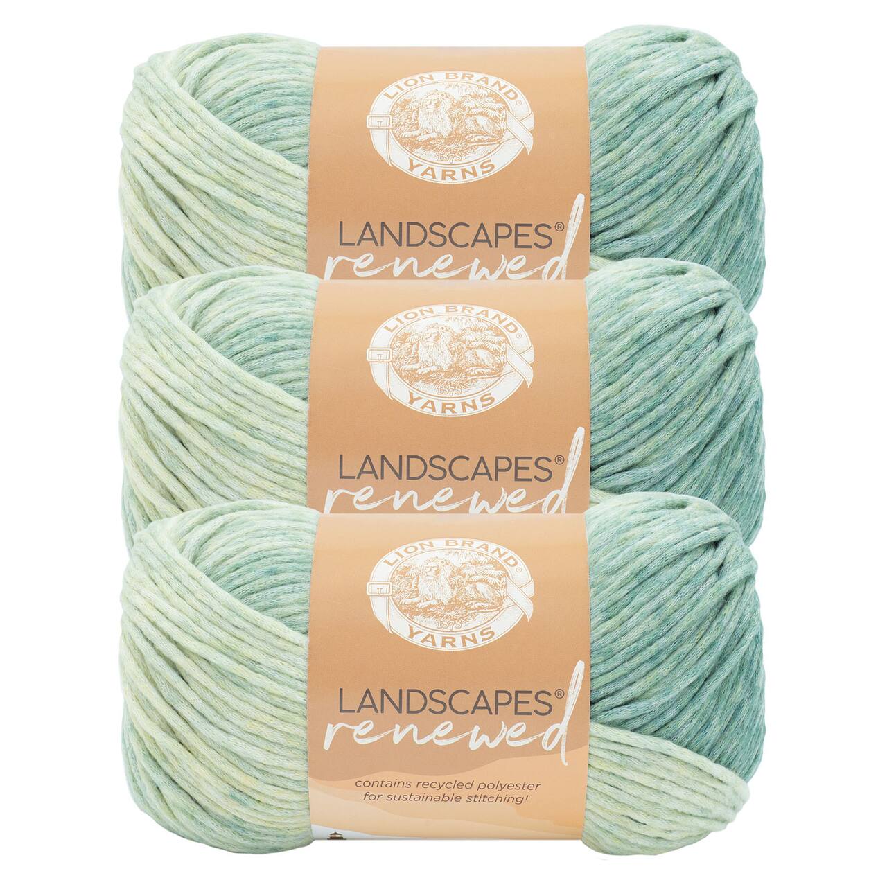 3 Pack Lion Brand® Landscapes® Renewed Yarn